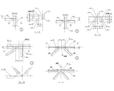 加油站鋼結構罩棚施工圖28米×28米（加油站鋼結構罩棚施工圖審批流程介紹） 鋼結構有限元分析設計 第3張