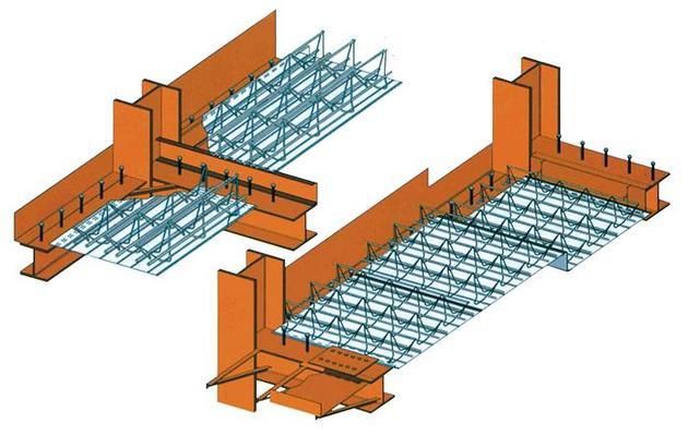 鋼筋桁架樓承板施工流程視頻（鋼筋桁架樓承板施工流程） 鋼結構玻璃棧道施工 第3張