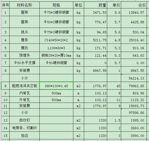 2020年鋼結(jié)構(gòu)制作安裝費(fèi)多少錢一噸