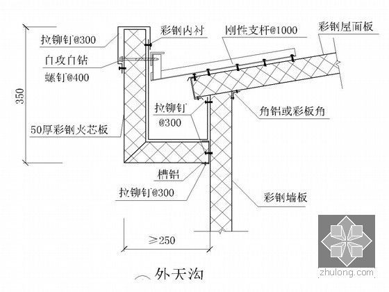 鋼結構平屋面做法