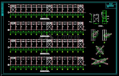 播放廠房鋼結構施工圖（廠房鋼結構施工圖的識讀技巧）