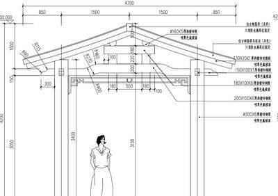 鋼結構廊架施工方案圖（鋼結構廊架施工方案圖的基本內容）