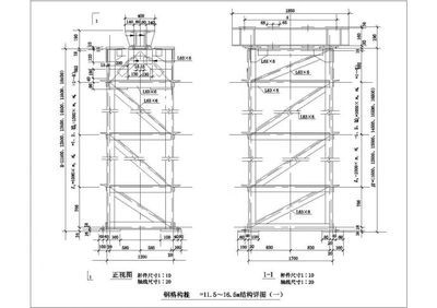 格構柱綴板重量（格構柱綴板重量的計算方法） 鋼結構有限元分析設計 第1張